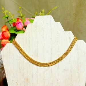 Vintage Goldtone Choker 15”